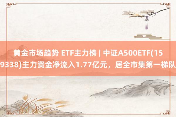 黄金市场趋势 ETF主力榜 | 中证A500ETF(159338)主力资金净流入1.77亿元，居全市集第一梯队