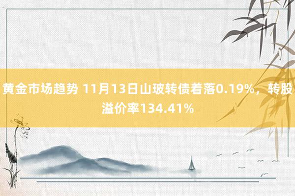 黄金市场趋势 11月13日山玻转债着落0.19%，转股溢价率134.41%