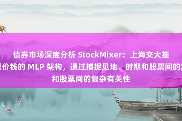 债券市场深度分析 StockMixer：上海交大推出忖度股票价钱的 MLP 架构，通过捕捉见地、时期和股票间的复杂有关性