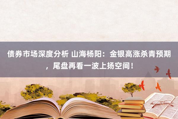 债券市场深度分析 山海杨阳：金银高涨杀青预期，尾盘再看一波上扬空间！