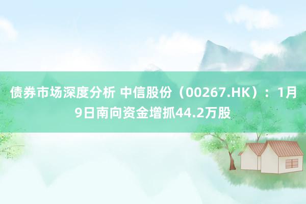 债券市场深度分析 中信股份（00267.HK）：1月9日南向资金增抓44.2万股