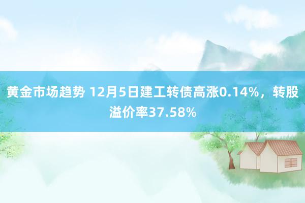 黄金市场趋势 12月5日建工转债高涨0.14%，转股溢价率37.58%