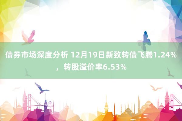 债券市场深度分析 12月19日新致转债飞腾1.24%，转股溢价率6.53%